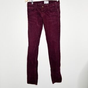 EUC Current/Elliott Burgundy Skinny Pants